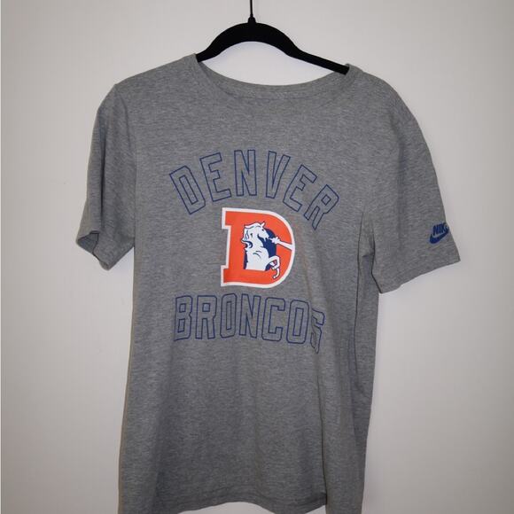 Nike Gray Denver Broncos Short Sleeve Tee Small - Picture 2 of 5